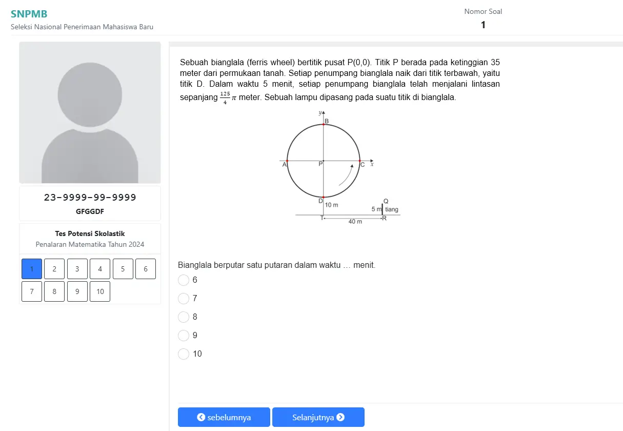 Soal simulasi UTBK resmi