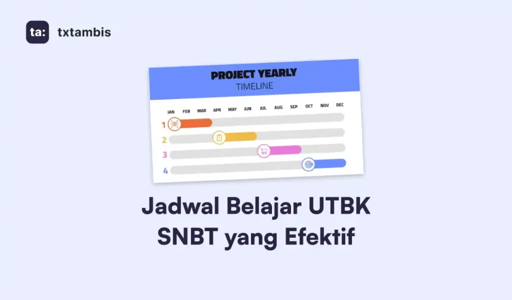 Jadwal Belajar UTBK SNBT yang Efektif